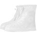 Rain Shoe Covers Non-slip Reusable Waterproof Shoe Covers for Women Men (Color: White)