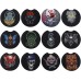 Car Coaster 12 Pack Car Cup Holder Coaster Set for Drinks Absorbent Keep Clean Auto Accessories Rock Skull Series