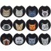 Car Coaster 12 Pack Car Cup Holder Coaster for Drinks Absorbent Keep Clean Auto Accessories Cat Series