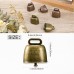 24 PCS Bronze Jingle Bells Vintage Bells for Cattle Horses and Sheep Grazing Small Bells Crafts for Room Outdoor Christmas Halloween Decoration Gift