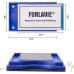 12Pcs Magnetic Data Card Holders Replaceable 2.8 x 1.7 Inches, Blue