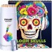 72 Colored Pencils + Coloring Book Sugar Skull Design