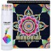 24 Colored Penclis + Coloring Book Mandala Design