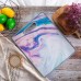 Cutting Board For Kitchen Starry sky pattern chopping board BPA Free Decorative Gift 14 x 11.8 Inches Style D