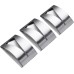 3 Pack Towel Hook for Bathroom Wall Mounted Self-Adhesive Stainless Steel Hook Bathroom Kitchen Accessories