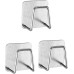 3 Pack Adhesive Sponge Holder Stainless Steel Waterproof Sponge Holder for Kitchen Sink Accessories