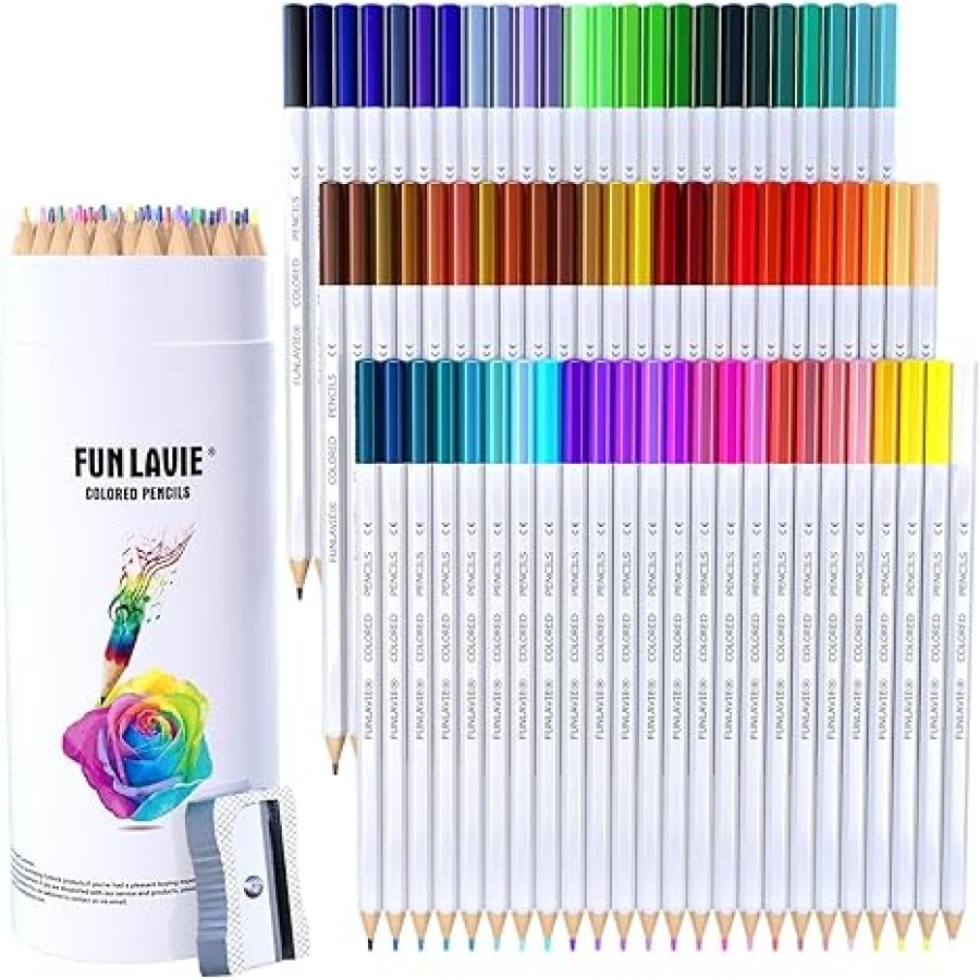 Colored Pencils 72 Coloring Pencils Premium Professional Art Drawing Pencil for Adults Coloring Book